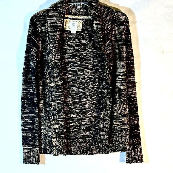 Elements Skateboards Brown Vintage Sweater Size Small Petite Cardigan jacket - Picture 1 of 8